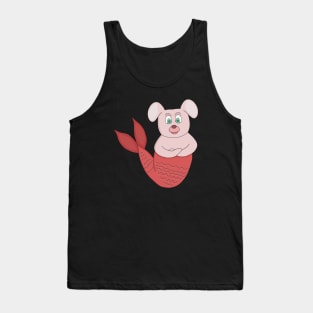 Merdog Merdawg Merman Fish Dog Tank Top